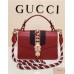 Gucci Sylvie leather mini handbag 421883 Red(ENYI-722202)