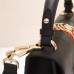 Gucci Sylvie leather mini handbag 421883 black(ENYI-722203)