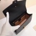 Gucci Sylvie leather mini handbag 421883 black(ENYI-722203)