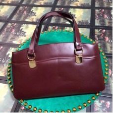Gucci Arli Large Top Handle Bag 550130 Burgundy 2018