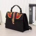 Gucci Sylvie Gucci Signature bag 431665 Black(KDL-722506)