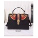 Gucci Sylvie Gucci Signature bag 431665 Black(KDL-722506)