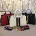 Gucci Sylvie leather top handle bag 453790 White(KDL-722708)