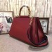 Gucci Nymphaea Leather Top Handle Medium Bag 453764 Red 2017(kdl-742502)