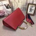 Gucci Nymphaea Leather Top Handle Medium Bag 453764 Red 2017(kdl-742502)