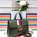 Gucci Web GG Marmont Top Handle Bag 476470 Green 2017