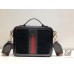 Gucci Ophidia Suede Small Shoulder Bag 550622 Black 2018