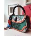 Gucci Limited Edition New Bamboo Python Top Handle Bag Green