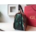 Gucci Limited Edition New Bamboo Python Top Handle Bag Green