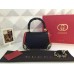 Gucci Limited Edition New Bamboo Python Top Handle Bag Black/Red