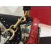 Gucci Limited Edition New Bamboo Python Top Handle Bag Black/Red