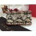 Gucci Limited Edition New Bamboo Python Top Handle Bag Black/Red