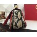 Gucci Limited Edition New Bamboo Python Top Handle Bag Black/Red