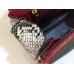 Gucci Limited Edition New Bamboo Python Top Handle Bag Black/Red