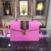 Gucci Sylvie leather top handle bag 431665 in pink leather