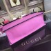 Gucci Sylvie leather top handle bag 431665 in pink leather