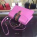 Gucci Sylvie leather top handle bag 431665 in pink leather