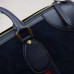 Gucci Men's Suede Duffle Bag 459311 Dark Blue 2018