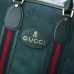 Gucci Men's Suede Duffle Bag 459311 Green 2018