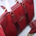 Gucci Men's Suede Duffle Bag 459311 Red 2018