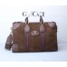 Gucci Men's Suede Duffle Bag 459311 Brown 2018