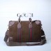 Gucci Men's Suede Duffle Bag 459311 Brown 2018