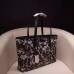 GUCCI Arabesque canvas top handle bag 409531 Black