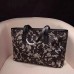 GUCCI Arabesque canvas top handle bag 409531 Black