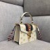 Gucci Sylvie Web Bee Star Mini Leather Bag 470270 White 2018