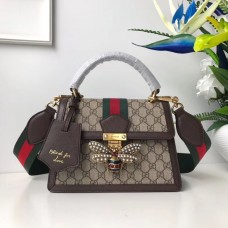 gucci Queen Margaret small GG top handle bag 476541 coffee