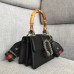 Gucci Web Shoulder Strap Dionysus Mini Top Handle Bag 523367 Black 2018