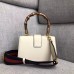 Gucci Web Shoulder Strap Dionysus Mini Top Handle Bag 523367 White/Blue/Red 2018