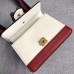 Gucci Web Shoulder Strap Dionysus Mini Top Handle Bag 523367 White/Blue/Red 2018