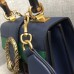 Gucci Web Shoulder Strap Dionysus Mini Top Handle Bag 523367 Blue/Green/Red 2018