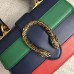 Gucci Web Shoulder Strap Dionysus Mini Top Handle Bag 523367 Blue/Green/Red 2018