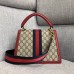 Gucci Queen Margaret Metal Bee Web GG Supreme Small Top Handle Bag 476541 2018