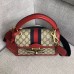 Gucci Queen Margaret Metal Bee Web GG Supreme Small Top Handle Bag 476541 2018