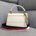 Gucci Queen Margaret Metal Bee Small Top Handle Bag 476541 Leather White 2018