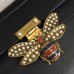 Gucci Queen Margaret Metal Bee Small Top Handle Bag 476541 Leather Black 2018