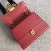 Gucci Queen Margaret Metal Bee Small Top Handle Bag 476541 Leather Red 2018