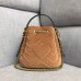 Gucci GG Marmont Quilted Velvet Bucket Top Handle Bag 476674 Beige 2018