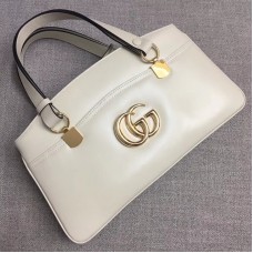 Gucci Arli Large Top Handle Bag 550130 White 2018