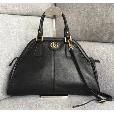 Gucci RE(BELLE) Medium Top Handle Bag ‎516459 Black 2018