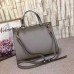 GUCCI GG MARMONT LEATHER TOP HANDLE 421890 GREY 2017