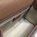 GUCCI GG MARMONT LEATHER TOP HANDLE MINI BAG 44262 BROWN 2017