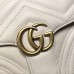 Gucci GG Marmont Small Top Handle Bag 498110 White ‎2018