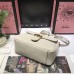 Gucci GG Marmont Small Top Handle Bag 498110 White ‎2018