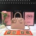 Gucci Top Handle Bag 449661 Pink 2018