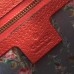 Gucci Calfskin  Moth Medium Top Handle Bag 488691 Red 2017