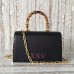 Gucci Ottilia Calfskin Leather Small Top Handle 488715 Black  2017